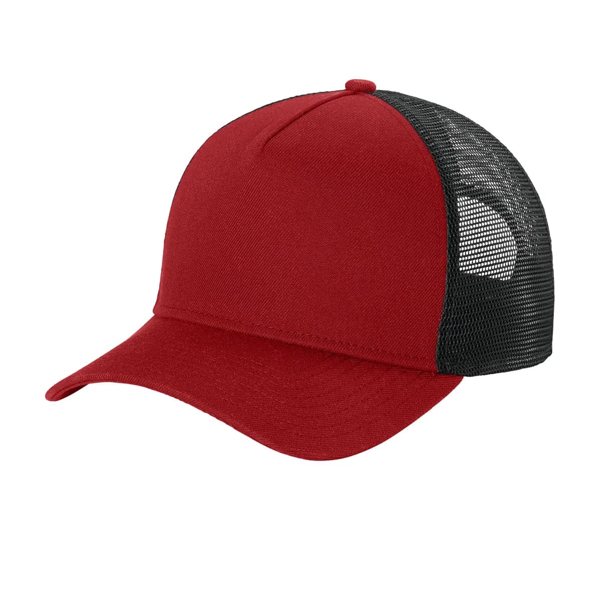 Scarlet/ Black - New Era A-Frame Snapback Mesh Back Cap