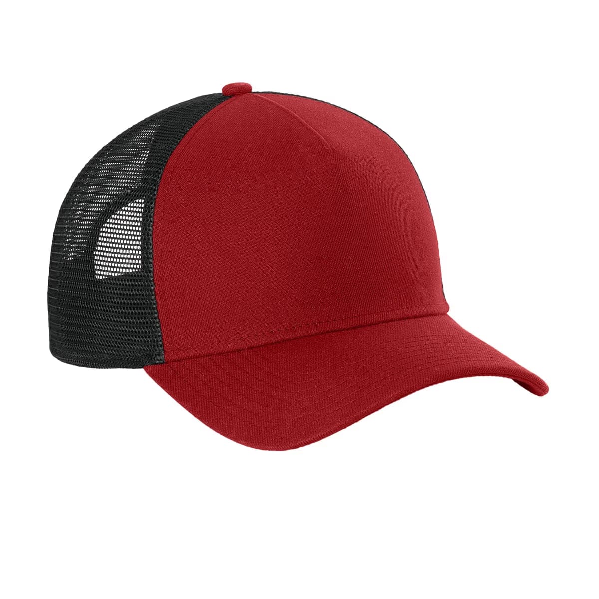 Scarlet/ Black - New Era A-Frame Snapback Mesh Back Cap