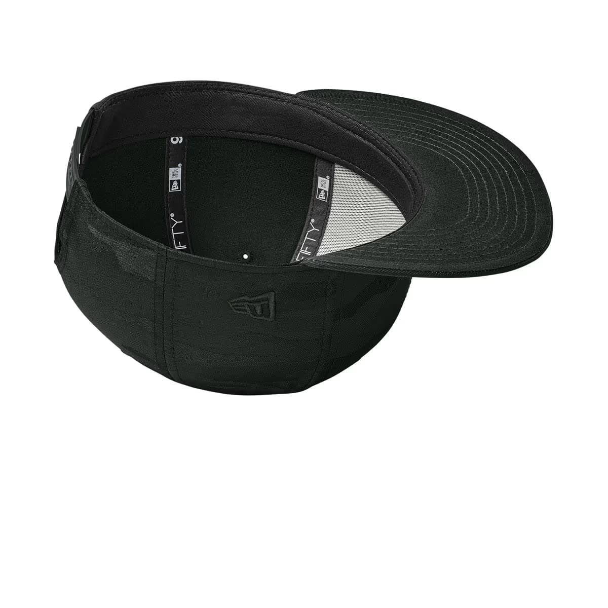 Flag Black/ Black Camo - New Era Camo Flat Bill Snapback Cap