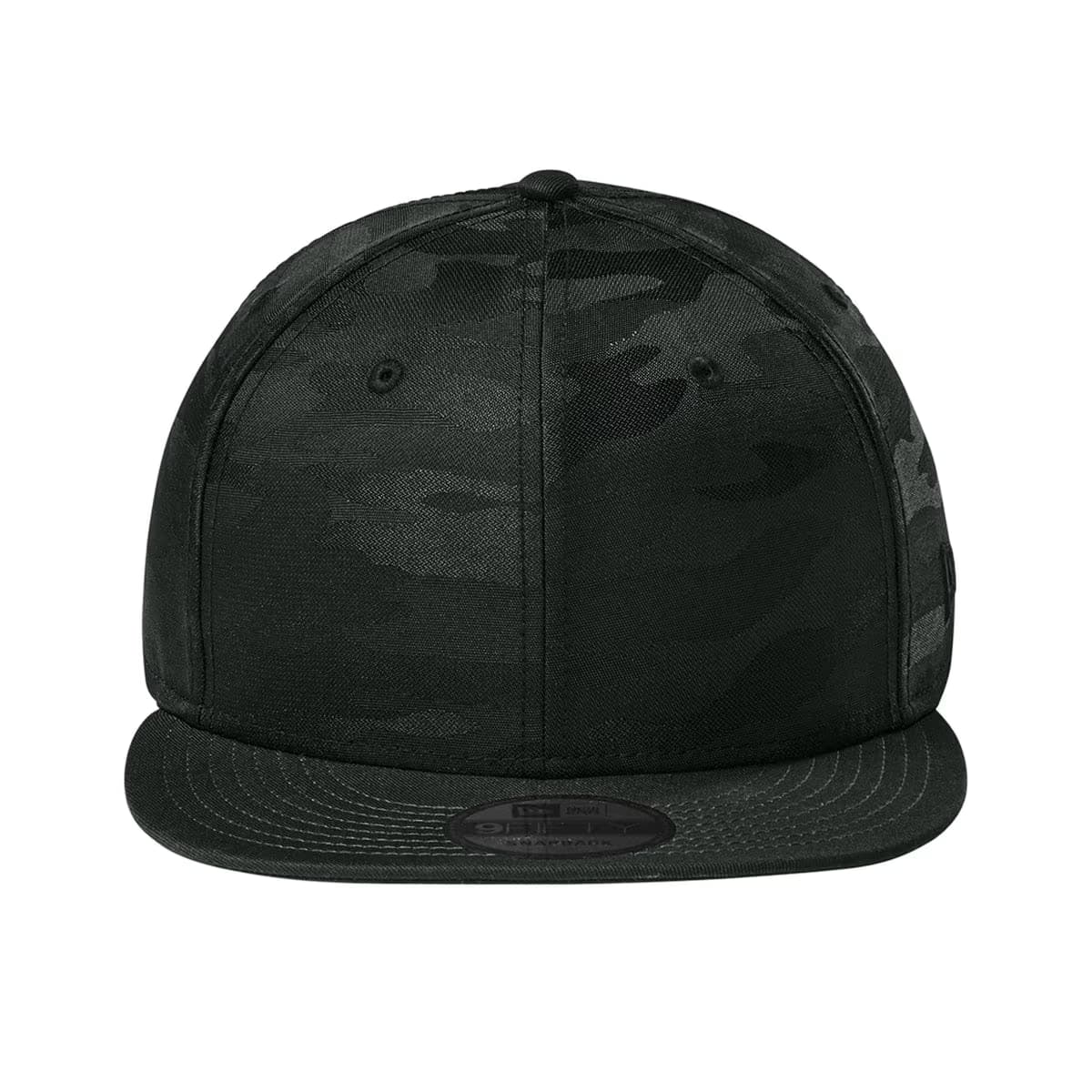 Flag Black/ Black Camo - New Era Camo Flat Bill Snapback Cap