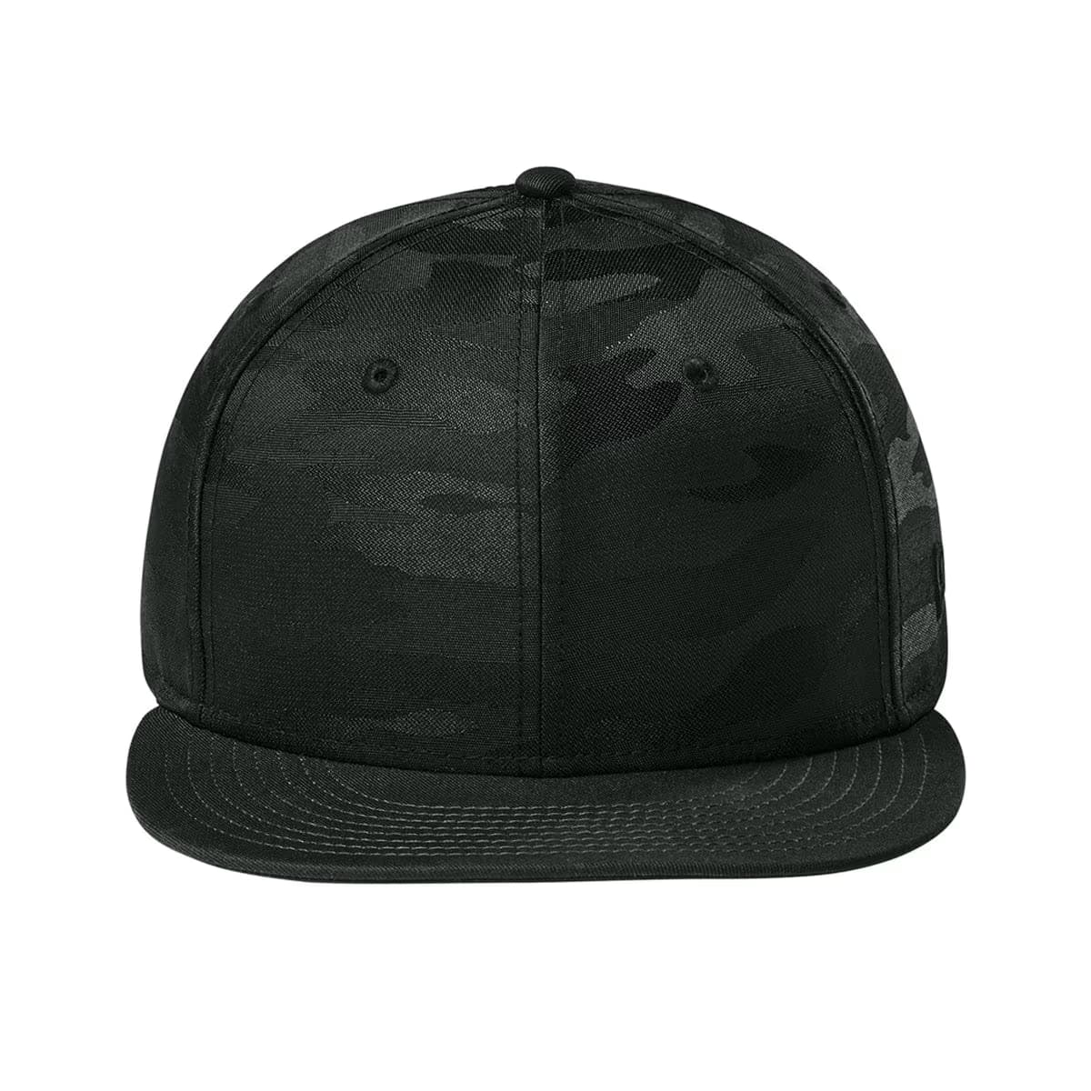 Flag Black/ Black Camo - New Era Camo Flat Bill Snapback Cap