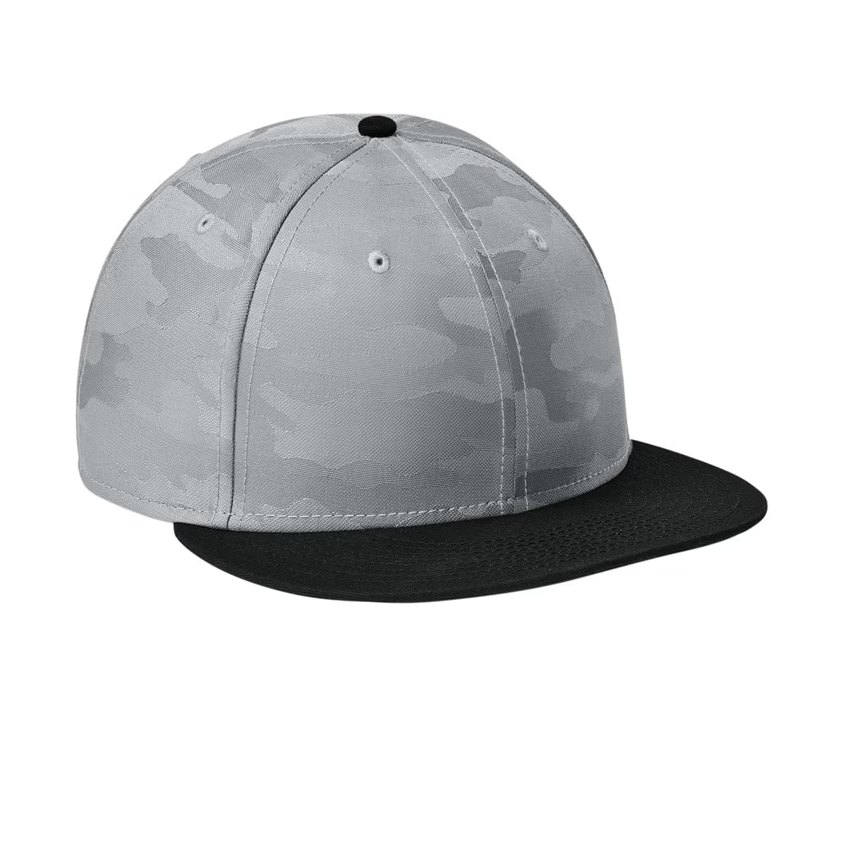 Flag Black/ Rainstorm Grey Camo - New Era Camo Flat Bill Snapback Cap