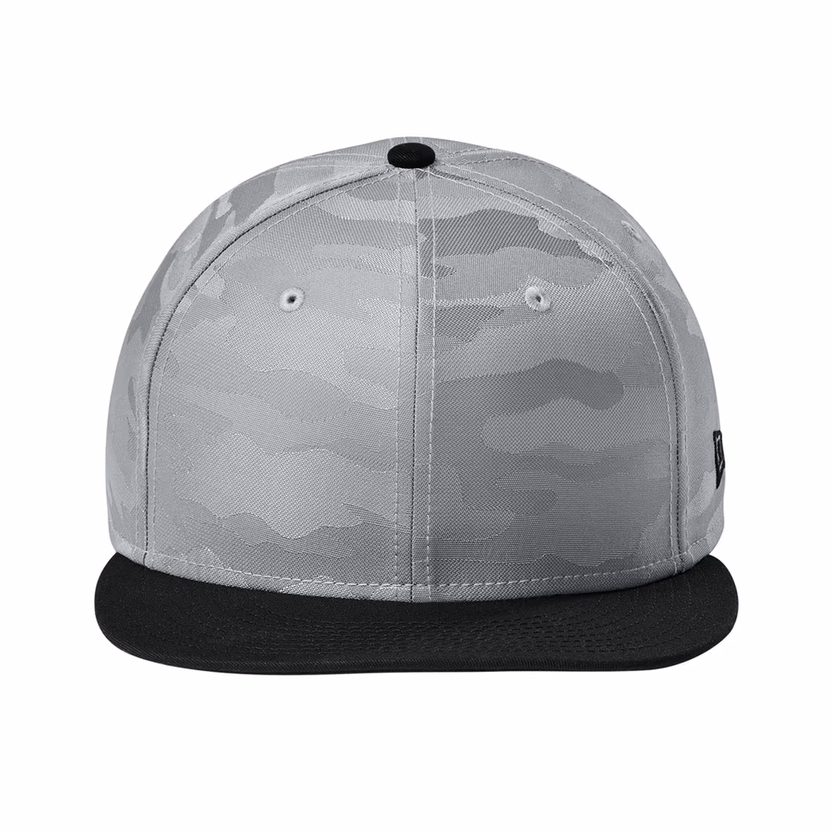 Flag Black/ Rainstorm Grey Camo - New Era Camo Flat Bill Snapback Cap