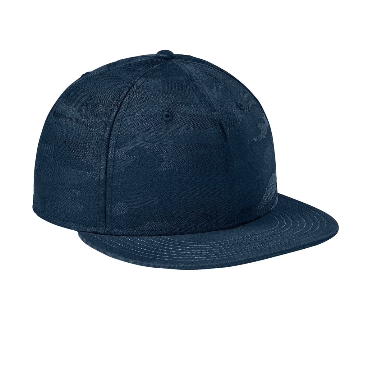 Flag Deep Navy/ Deep Navy Camo - New Era Camo Flat Bill Snapback Cap