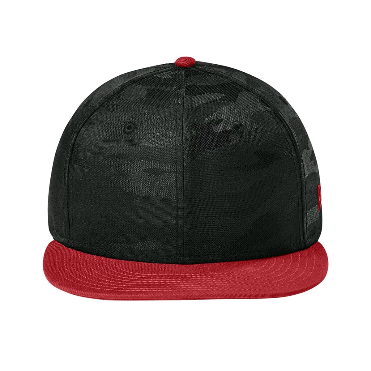 FlagScarlet-BlackCamo - New Era Camo Flat Bill Snapback Cap