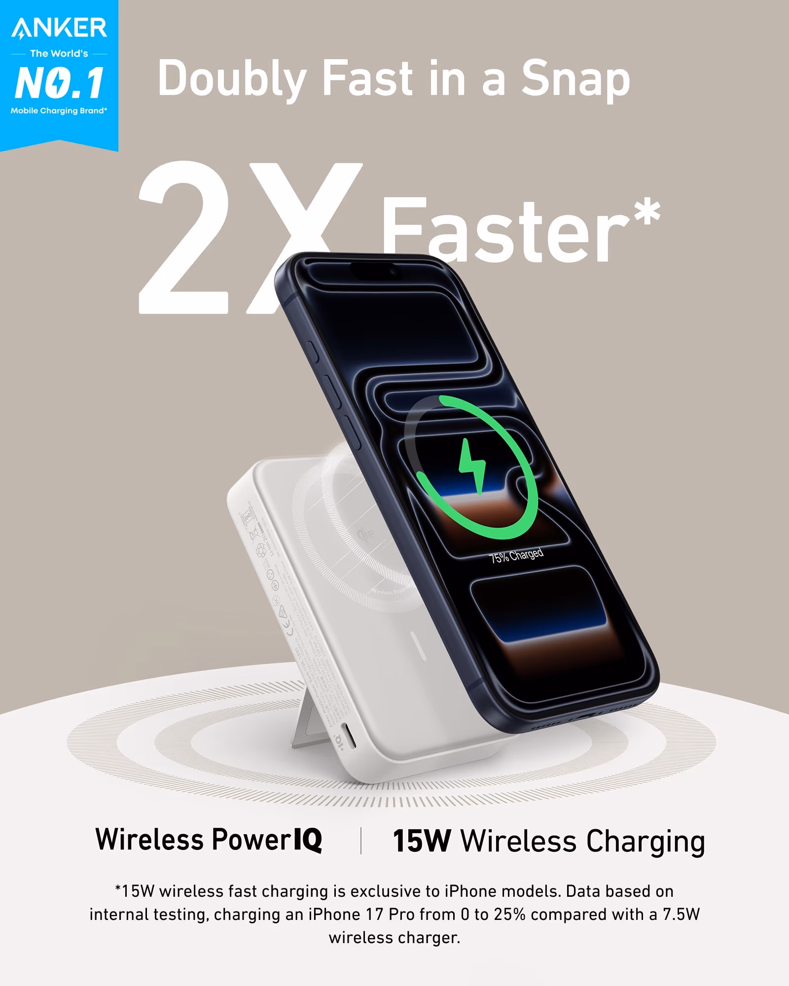Anker MagGo magnetic wireless power bank