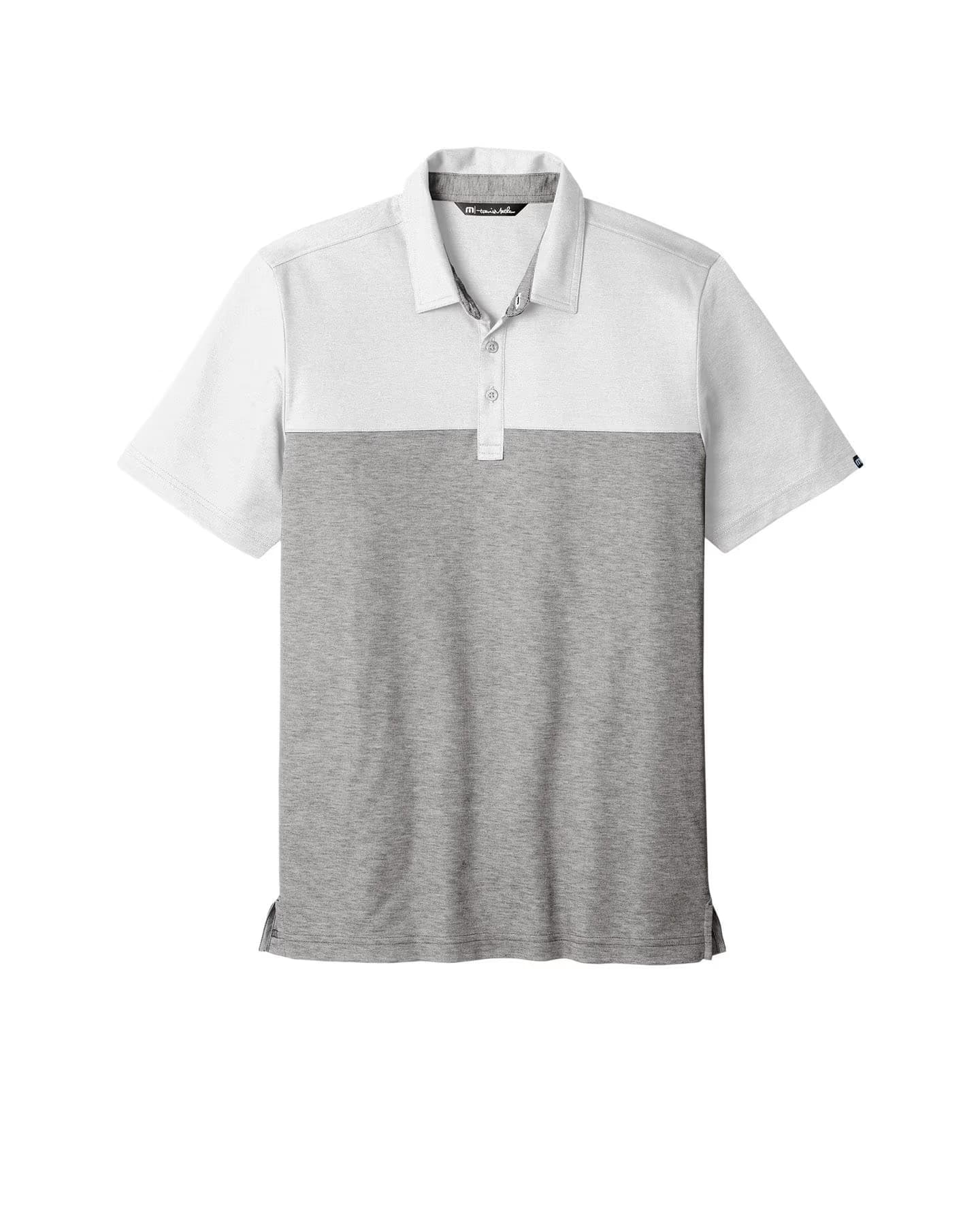 TravisMathew TM1MU414 - White/ Quiet Shade Grey Heather - 3