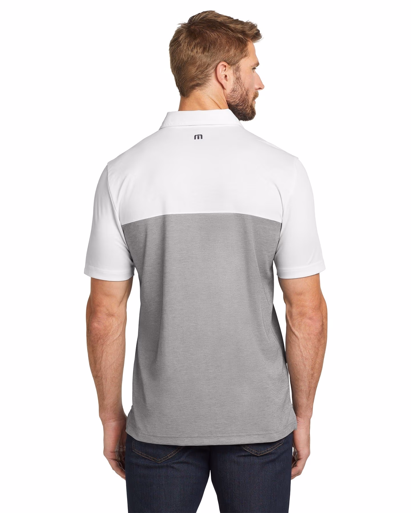 TravisMathew TM1MU414 - White/ Quiet Shade Grey Heather - 4