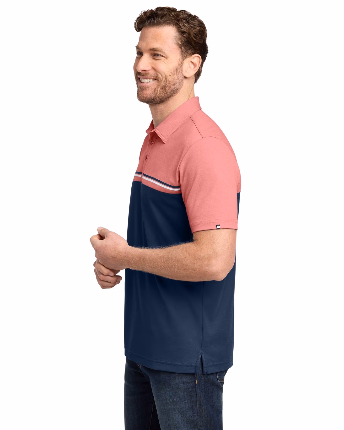 TravisMathew TM1MY401 - Cardinal Heather/ Blue Nights - 2