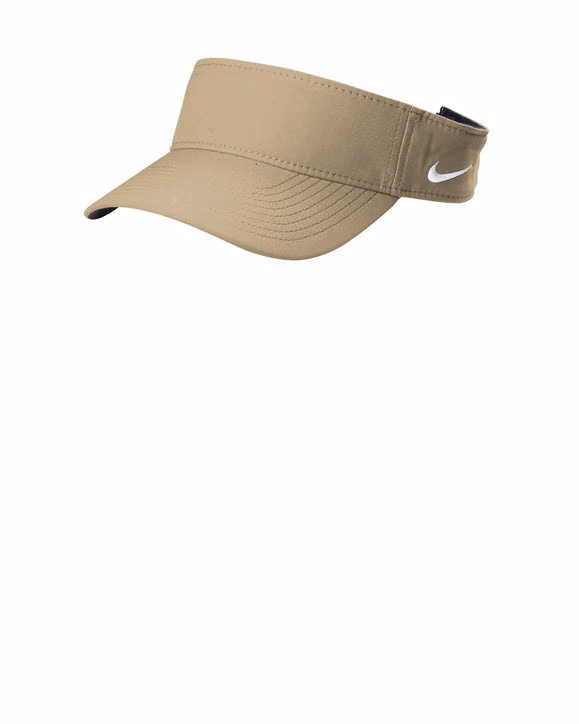 Custom Nike Dri-FIT Team Performance Visor - Khaki