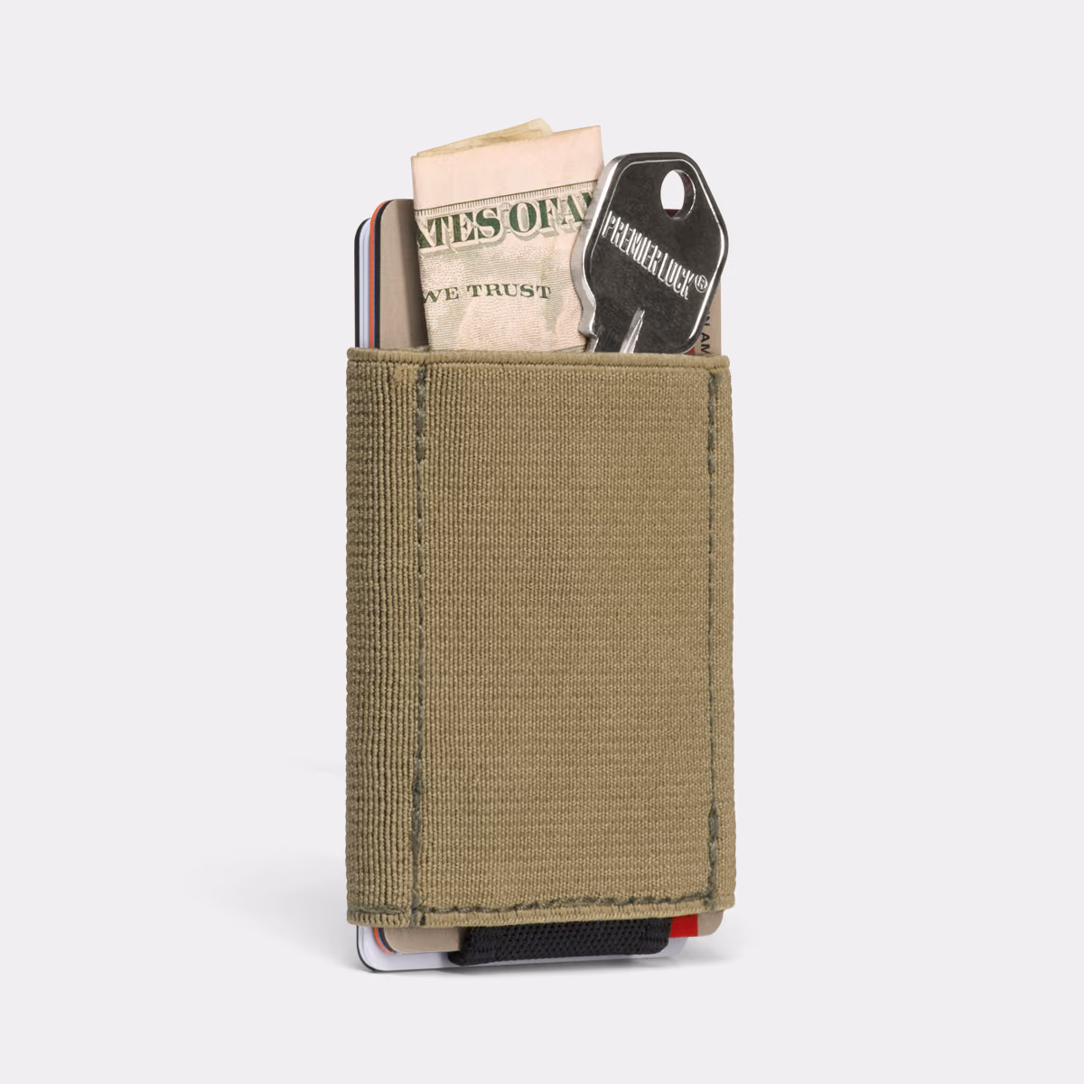 Olive With Leather Tab - Nomatic Wallet