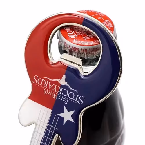 Guitar-Shaped Bootle Opener, Magnetic Back