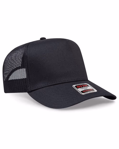 OTTO CAP® 5-Panel Mid Profile Mesh Back Trucker Hat