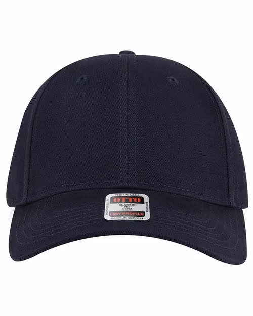 Custom OTTO CAP® 6-Panel Low Profile Baseball Cap, Black