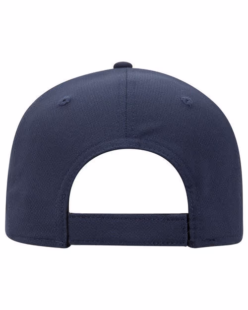 Custom OTTO CAP® UPF 50+ 6-Panel Low Profile Baseball Cap, Black