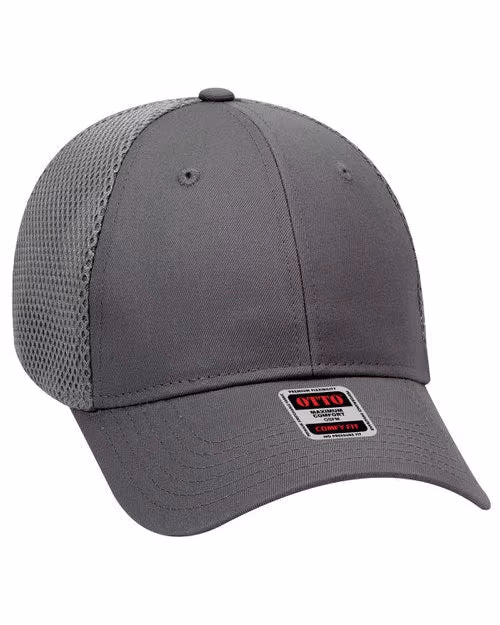 Custom OTTO COMFY FIT® 6-Panel Low Profile Baseball Cap, Charcoal
