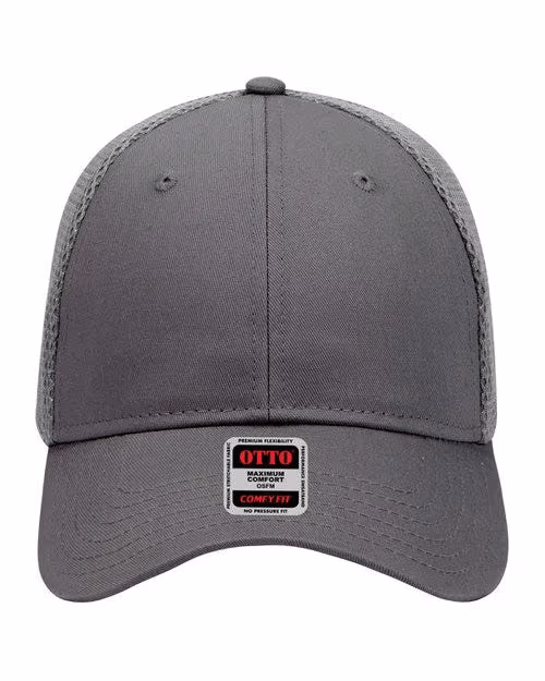 Custom OTTO COMFY FIT® 6-Panel Low Profile Baseball Cap, Charcoal