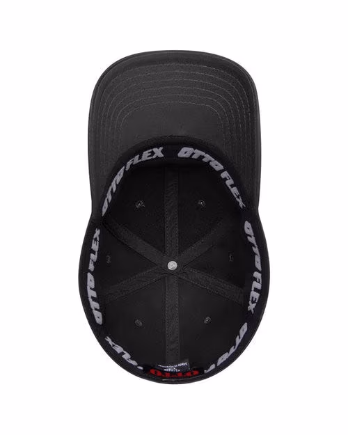 Custom OTTO FLEX 6-Panel Low Profile Baseball Cap, Black