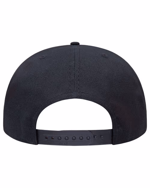 Custom OTTO SNAP® 6-Panel Pro Profile Snapback Hat, Black