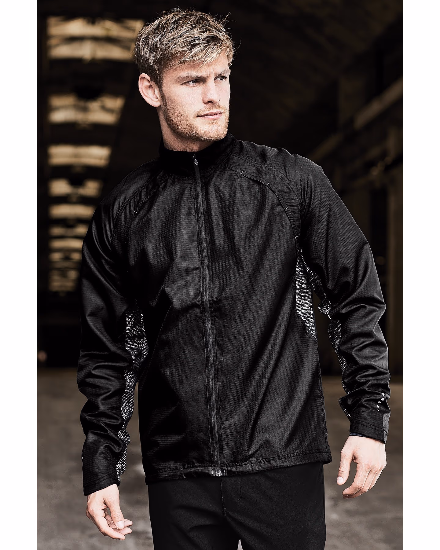 Custom Blacktop/ Black/ Reflective - OGIO Trainer Jacket