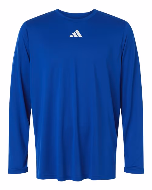 Team Royal Blue/ White - Adidas Men's Pregame Long Sleeve T-Shirt