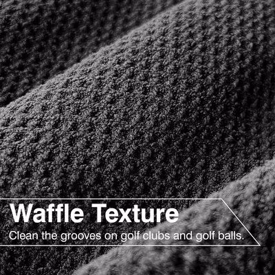Custom Magnetic Waffle-Weave Pro Golf Towel