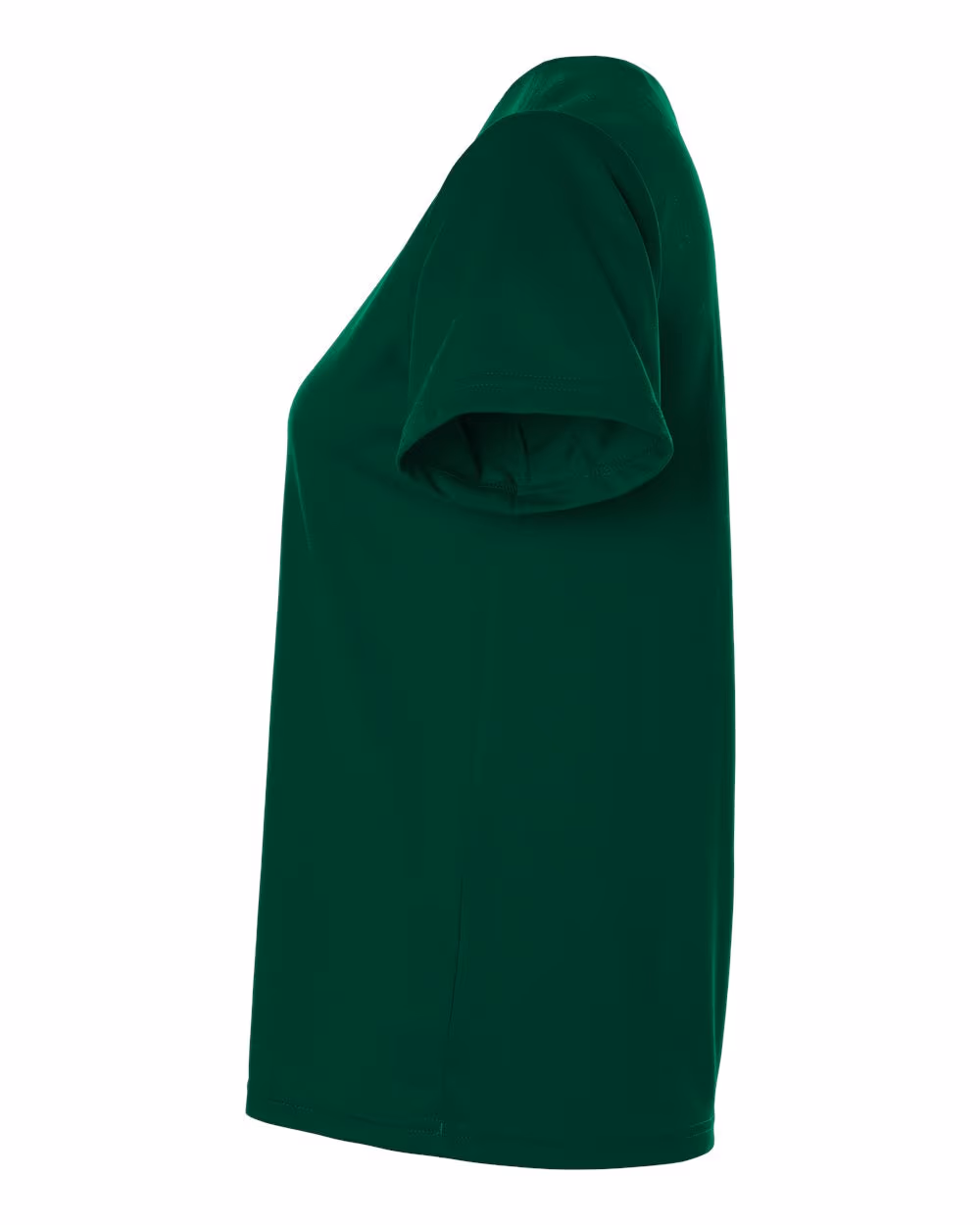 Dark Green/ White - Adidas Women's Pregame T-Shirt - Flat Detail