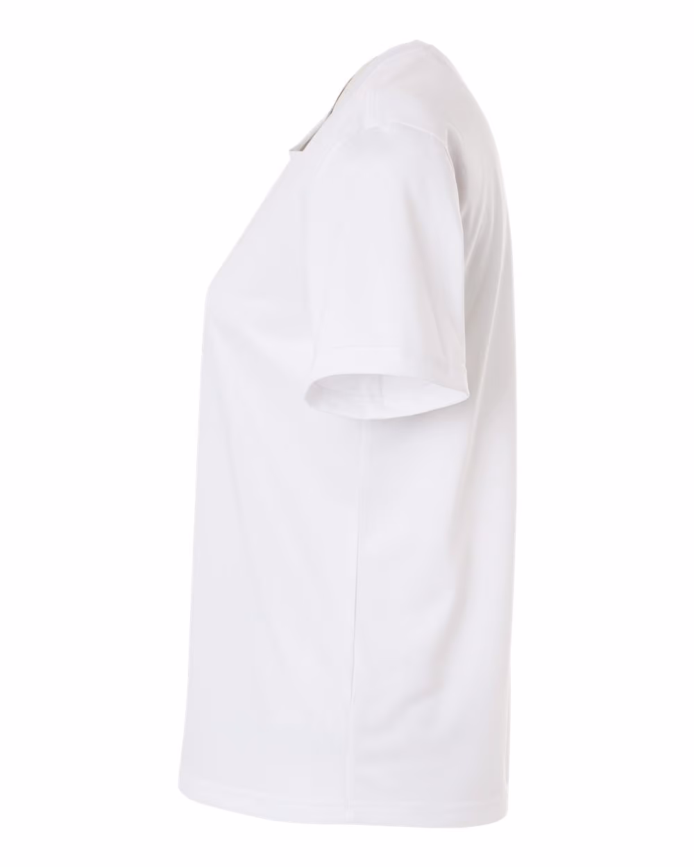 White/ Black - Adidas Women's Pregame T-Shirt - Flat Detail