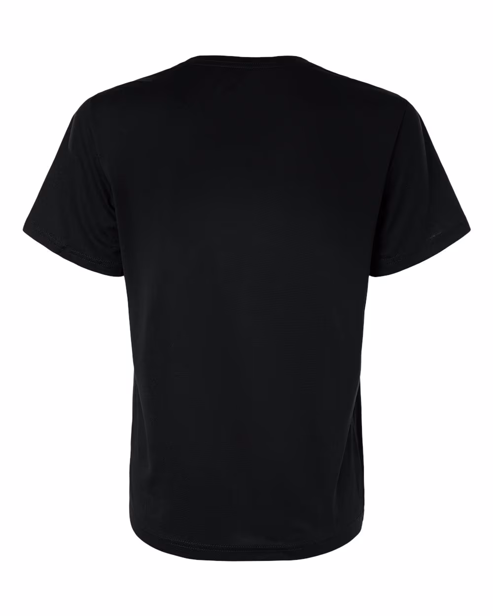 Black/ White - Adidas Women's Pregame T-Shirt - Flat Back