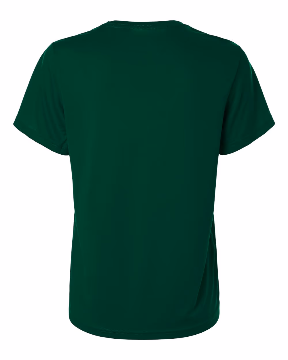 Dark Green/ White - Adidas Women's Pregame T-Shirt - Flat Back