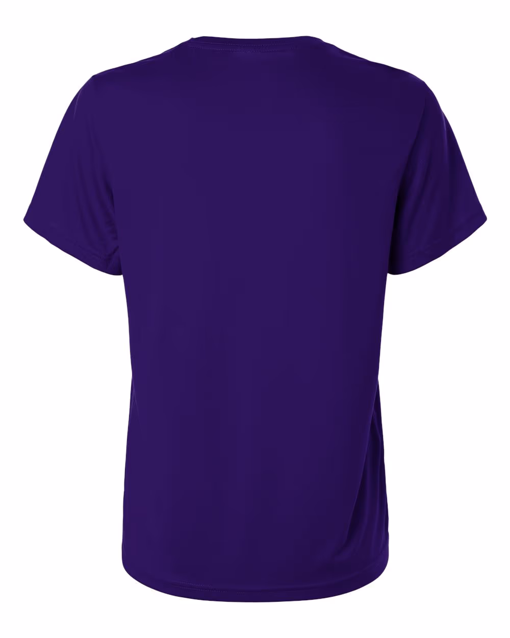 Team Collegiate Purple/ White - Adidas Women's Pregame T-Shirt - Flat Back