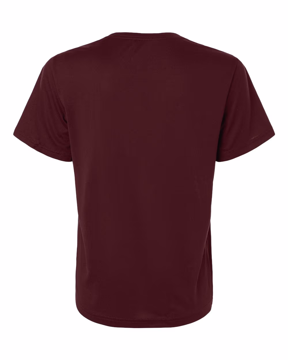 Team Maroon/ White - Adidas Women's Pregame T-Shirt - Flat Back