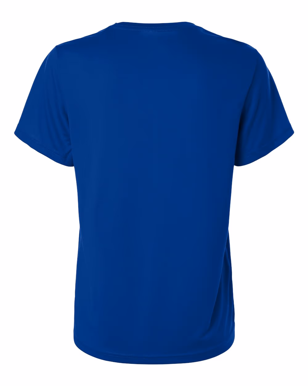Team Royal Blue/ White - Adidas Women's Pregame T-Shirt - Flat Back