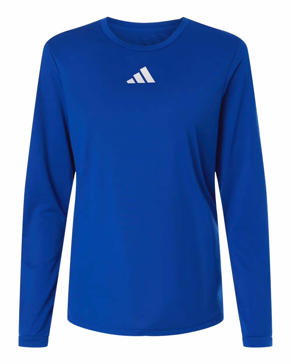 Team Royal Blue/ White - Adidas Women's Pregame Long Sleeve T-Shirt - Flat Front