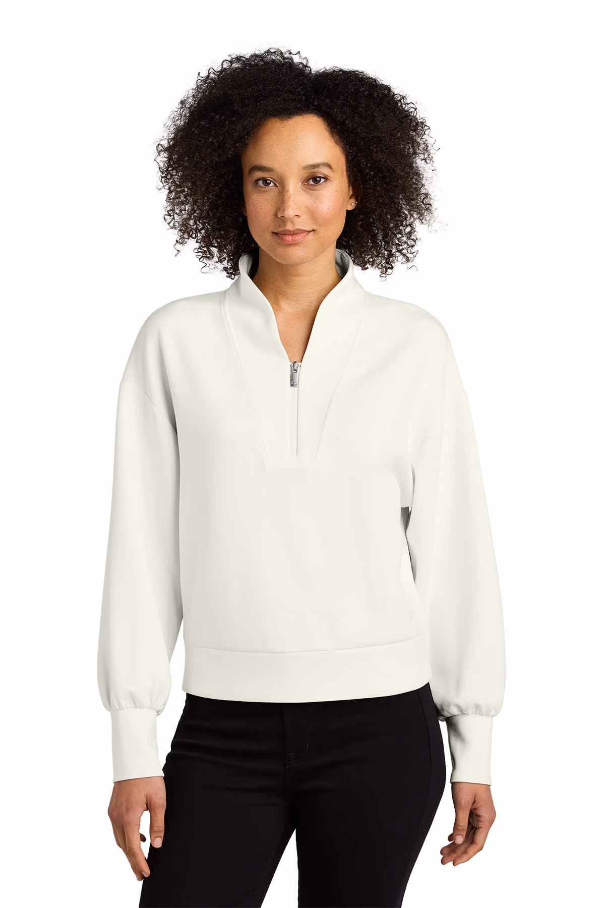 Custom Opal White - OGIO Women’s Transcend 1/4-Zip