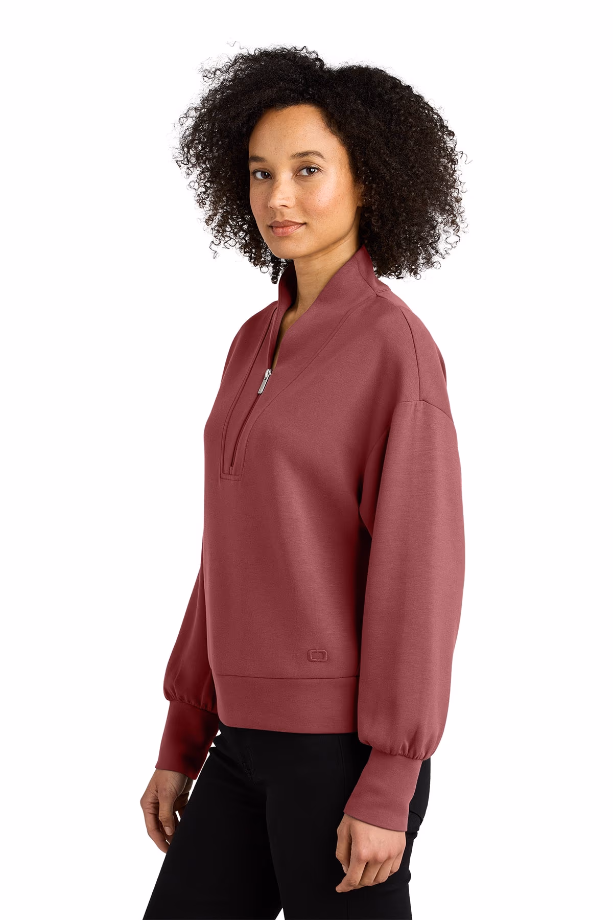 Soft Ruby - OGIO Women’s Transcend 1/4-Zip
