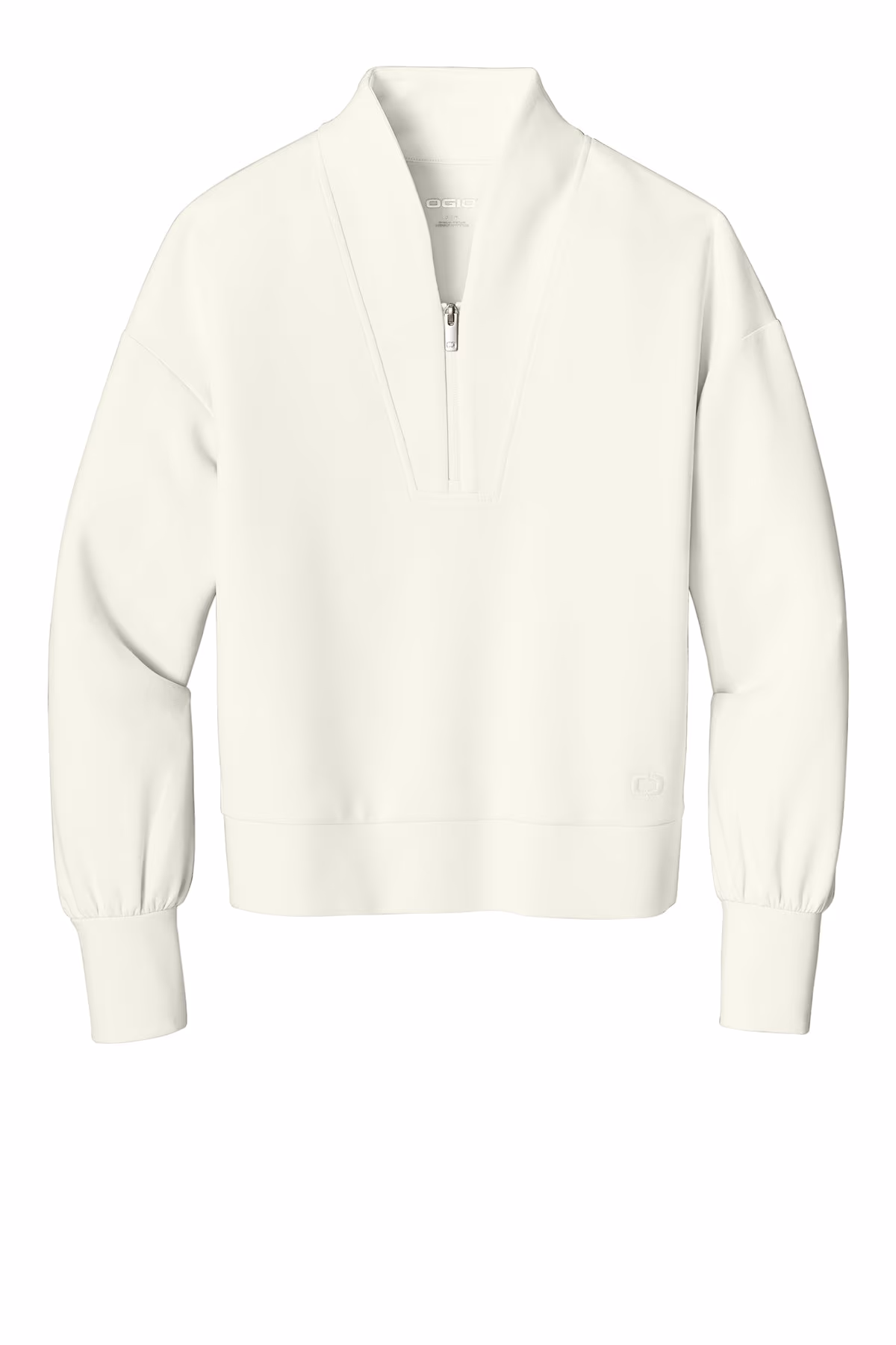 Opal White - OGIO Women’s Transcend 1/4-Zip