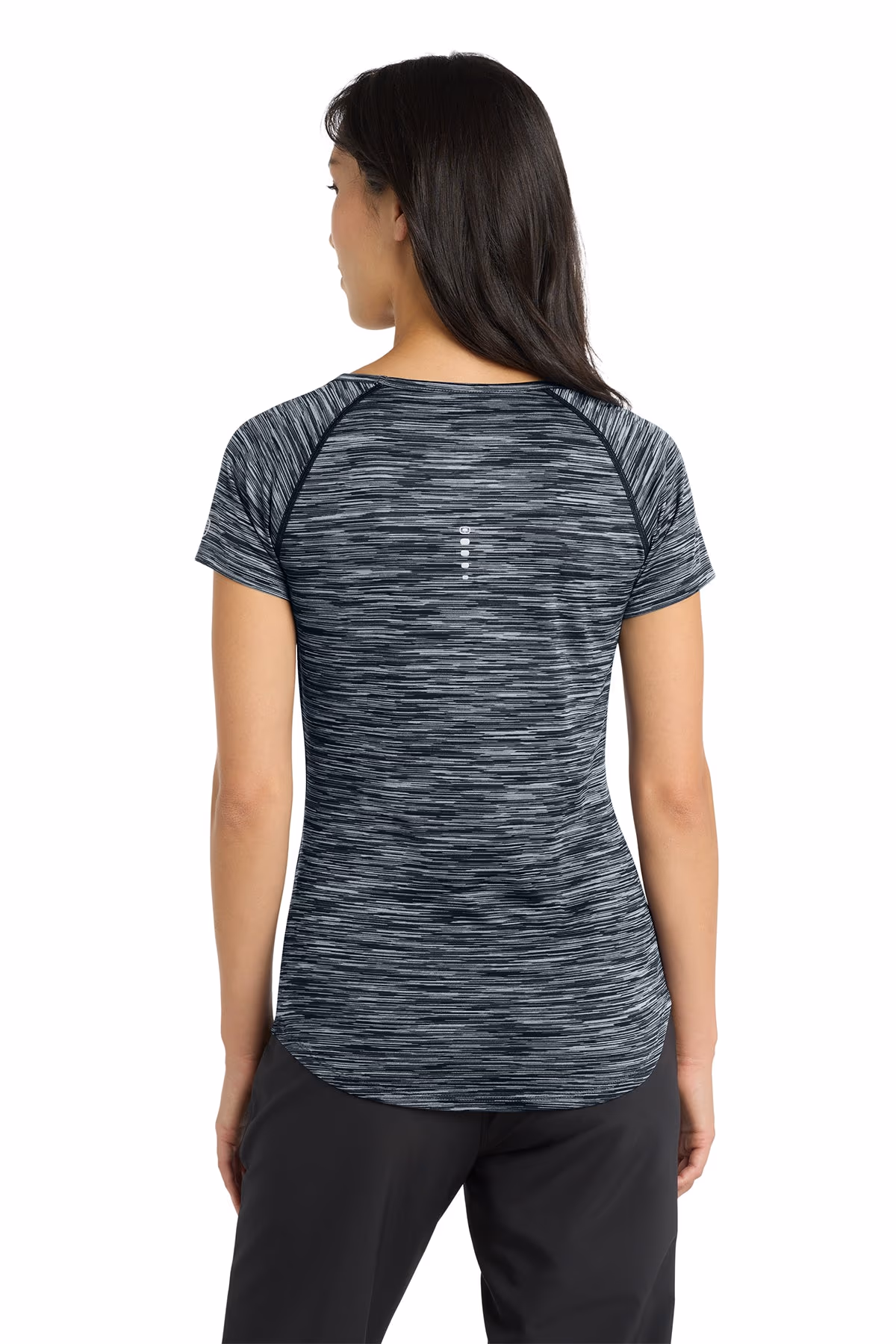 Custom Blacktop Space Dye - OGIO Women's Verge Scoop Neck