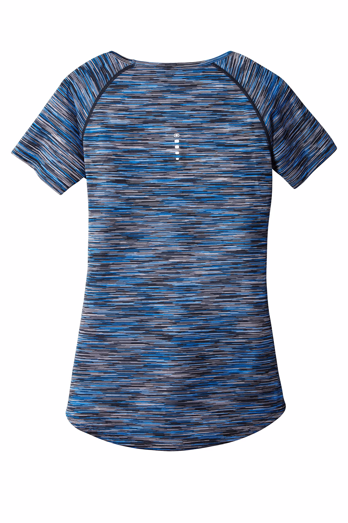 Electric Blue Space Dye - OGIO Women's Verge Scoop Neck