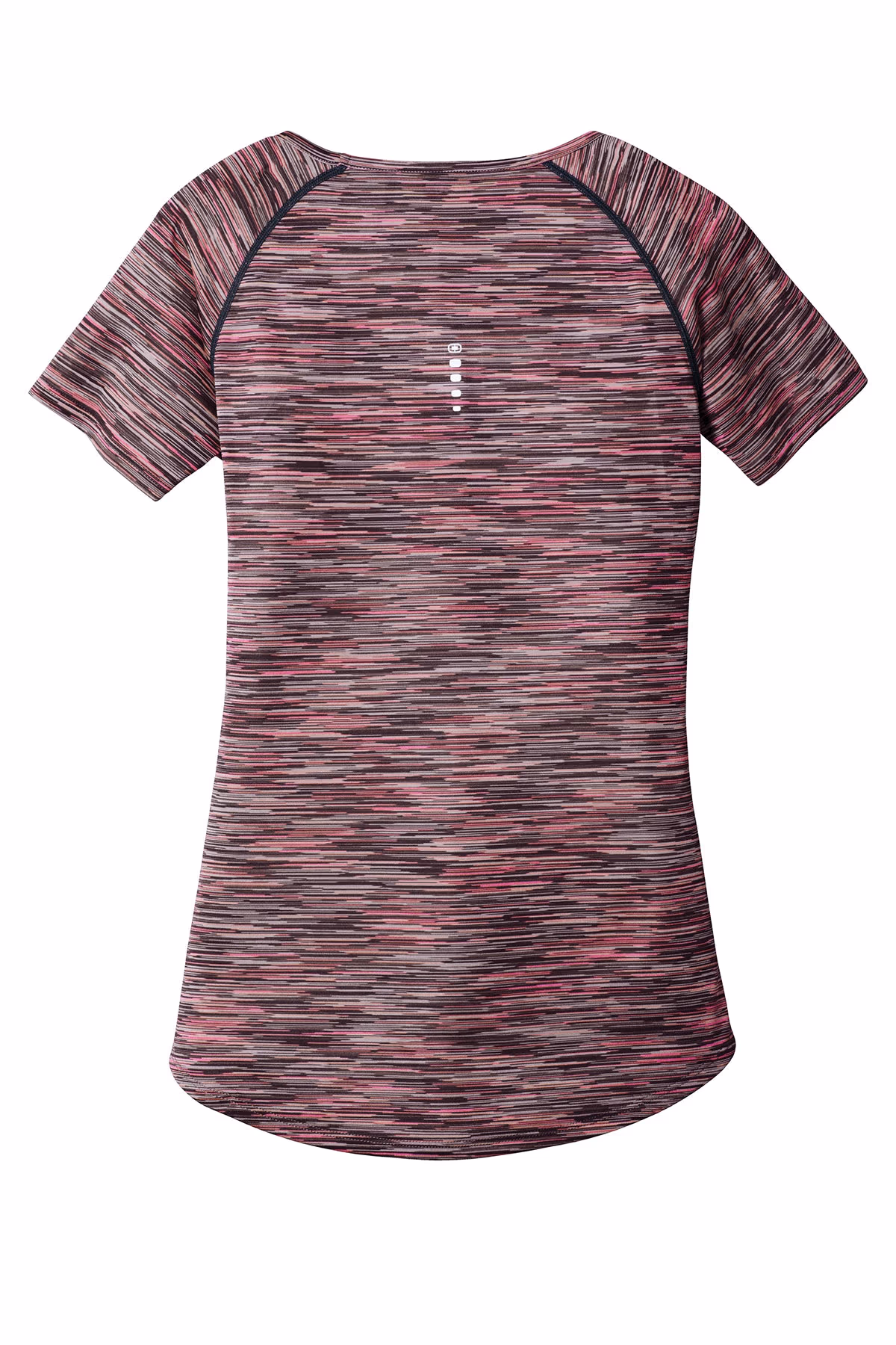 Fierce Coral Space Dye - OGIO Women's Verge Scoop Neck
