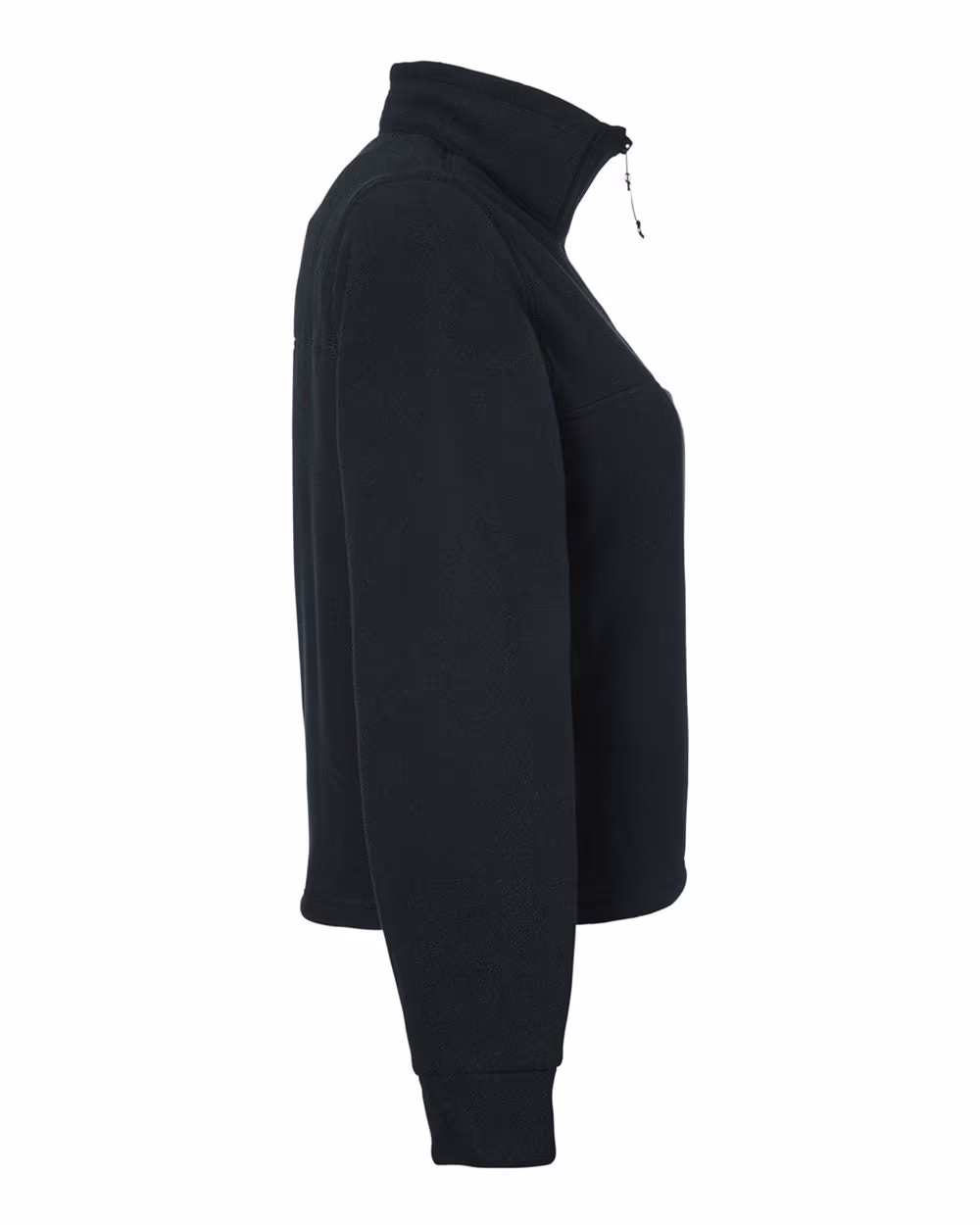 Custom Black/ Black - Under Armour Women's Expanse Fleece Half-Zip Pullover - Flat Detail