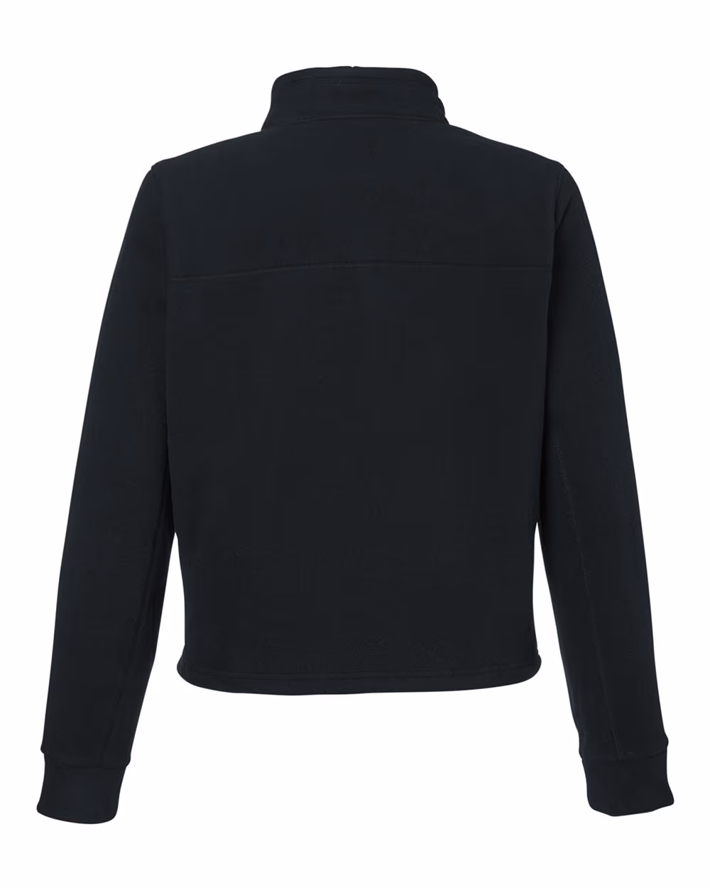 Custom Black/ Black - Under Armour Women's Expanse Fleece Half-Zip Pullover - Flat Back