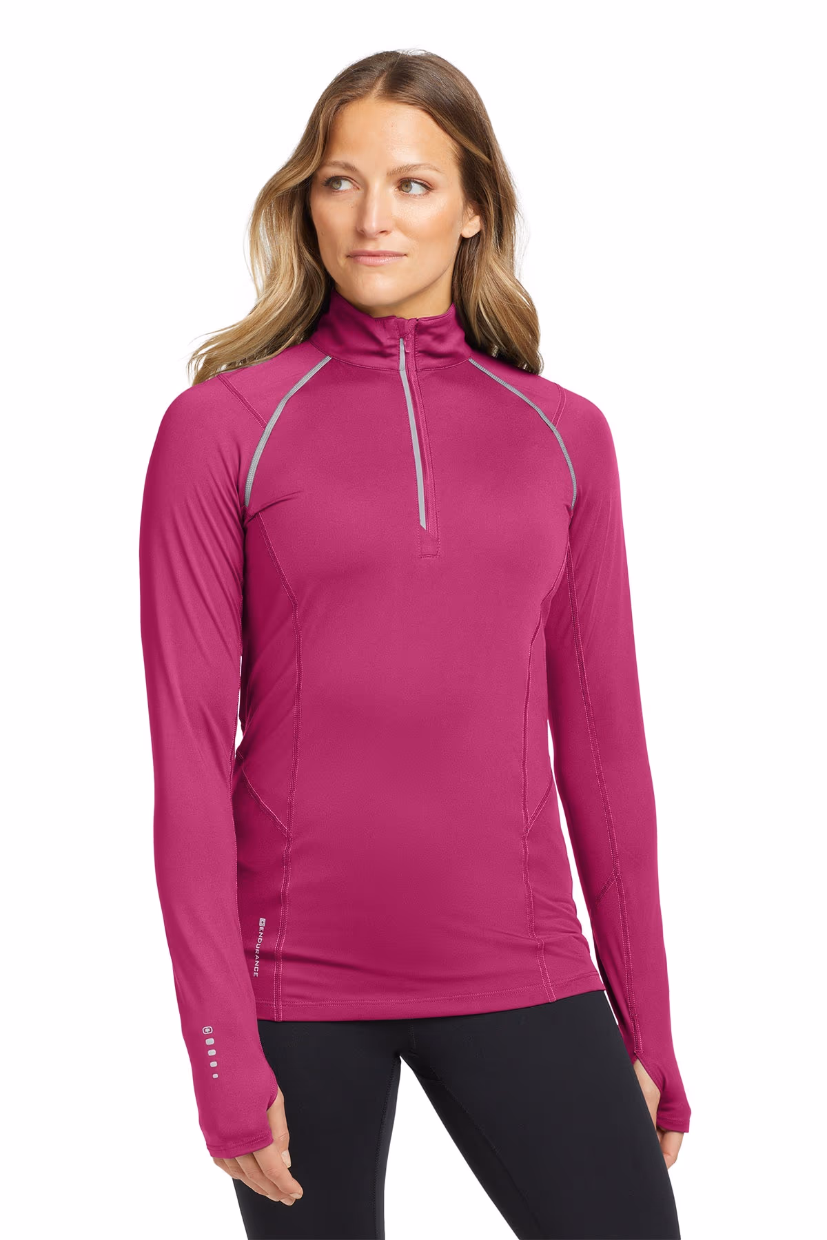 Custom Flush Pink - OGIO Women's Nexus 1/4-Zip Pullover