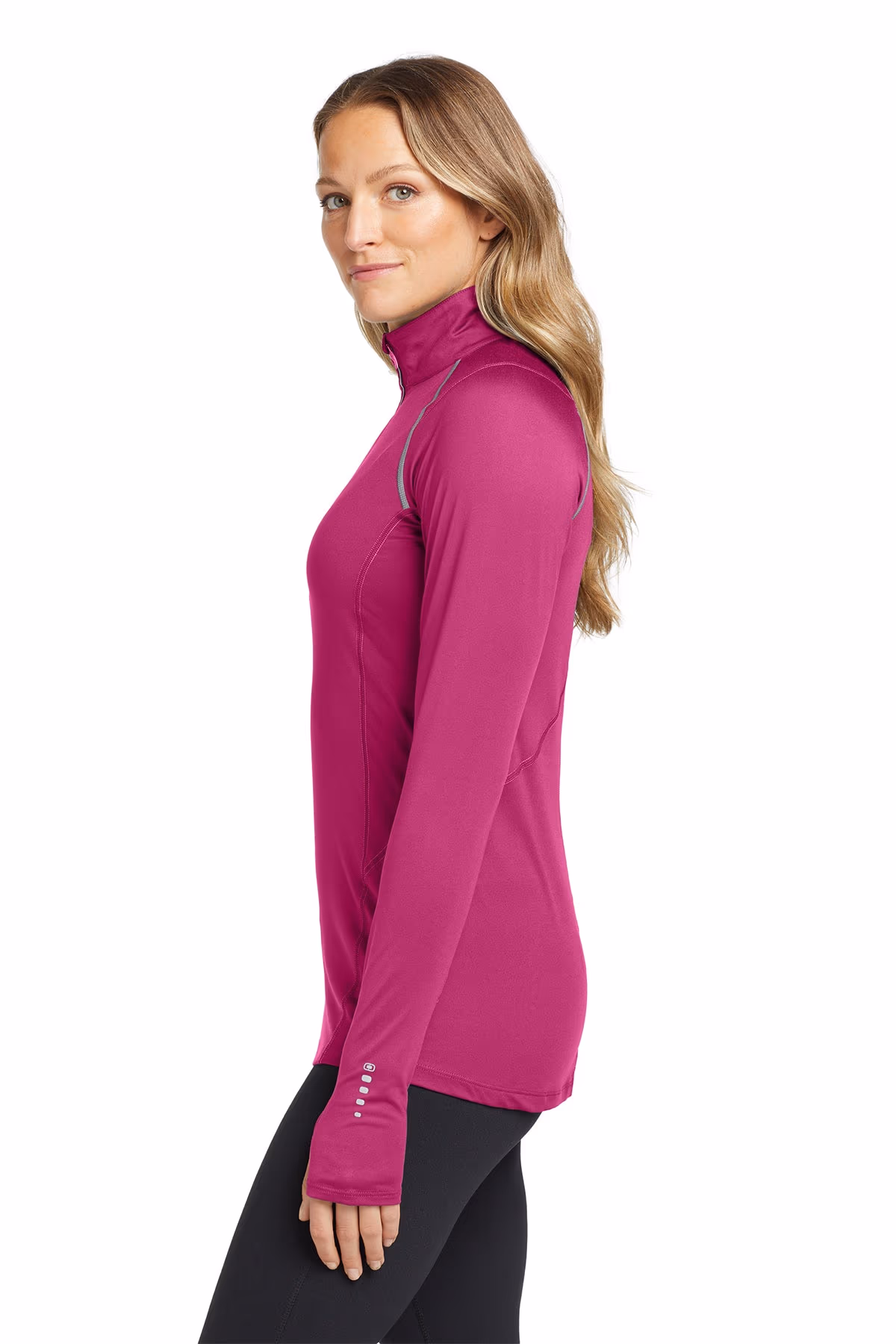 Custom Flush Pink - OGIO Women's Nexus 1/4-Zip Pullover