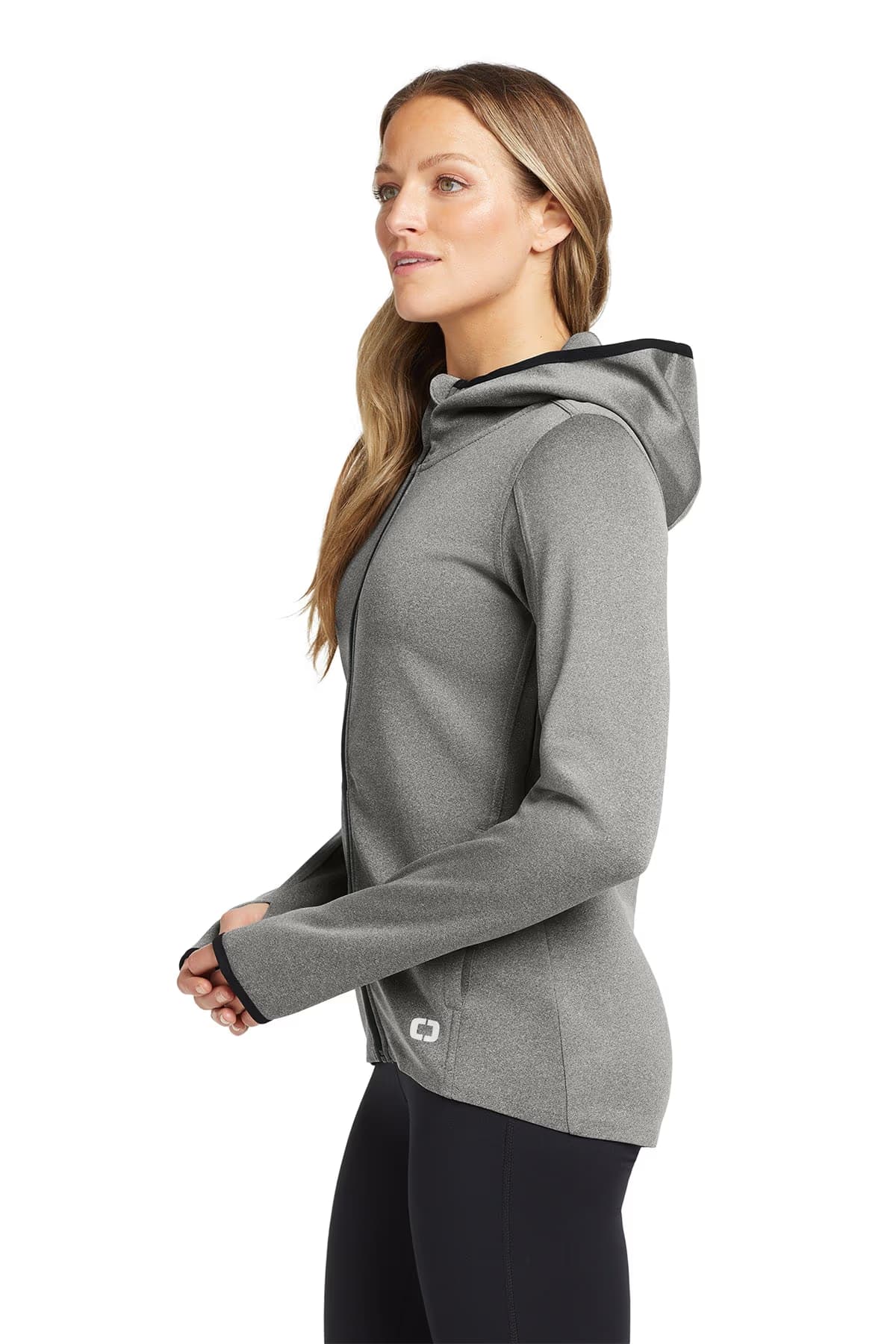 Heather Grey - OGIO Women's Stealth Full-Zip Jacket
