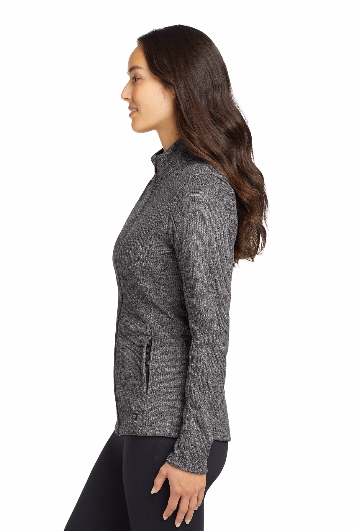 Custom Diesel Grey Heather - OGIO Women's Grit Fleece Jacket