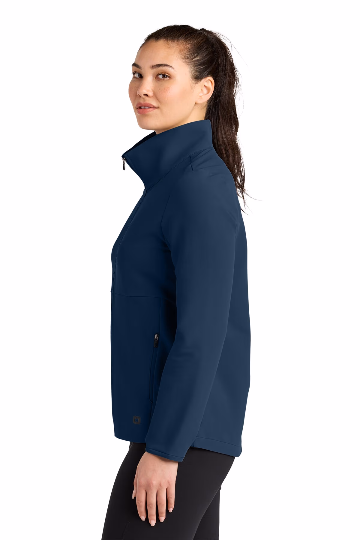 Custom River Blue Navy - OGIO Women’s Kinetic Soft Shell
