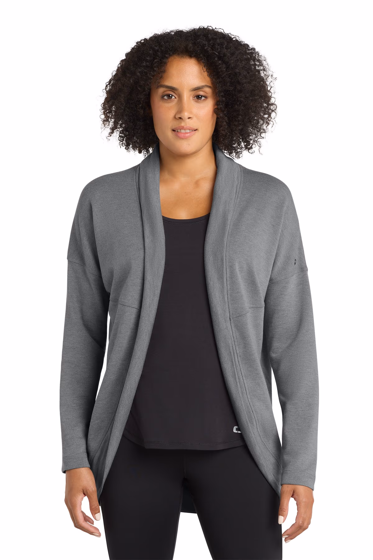 Custom Petrol Grey Heather - OGIO Women's Luuma Cocoon Fleece