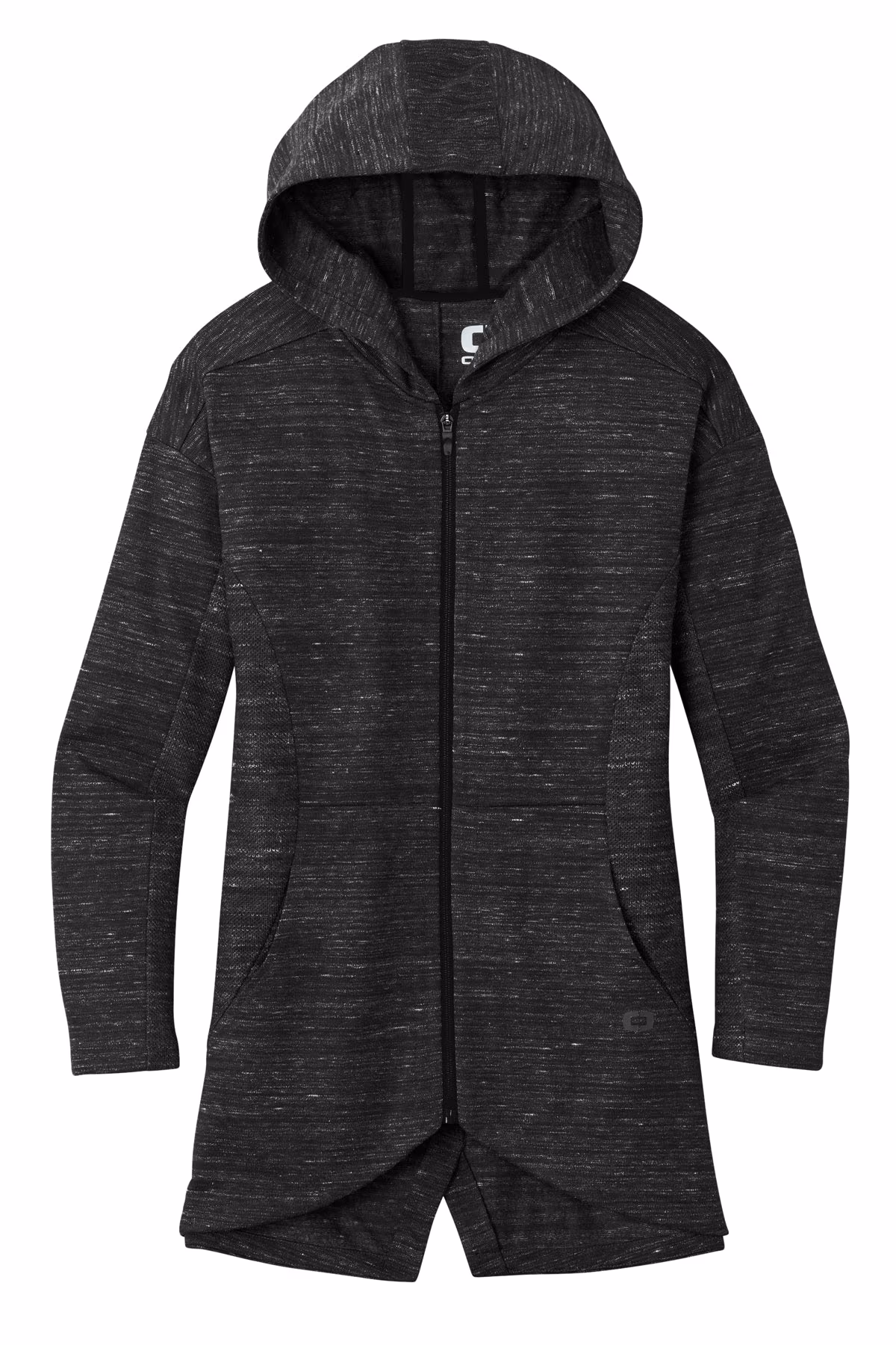 Custom Blacktop Heather - OGIO Women's Flux Full-Zip Hoodie