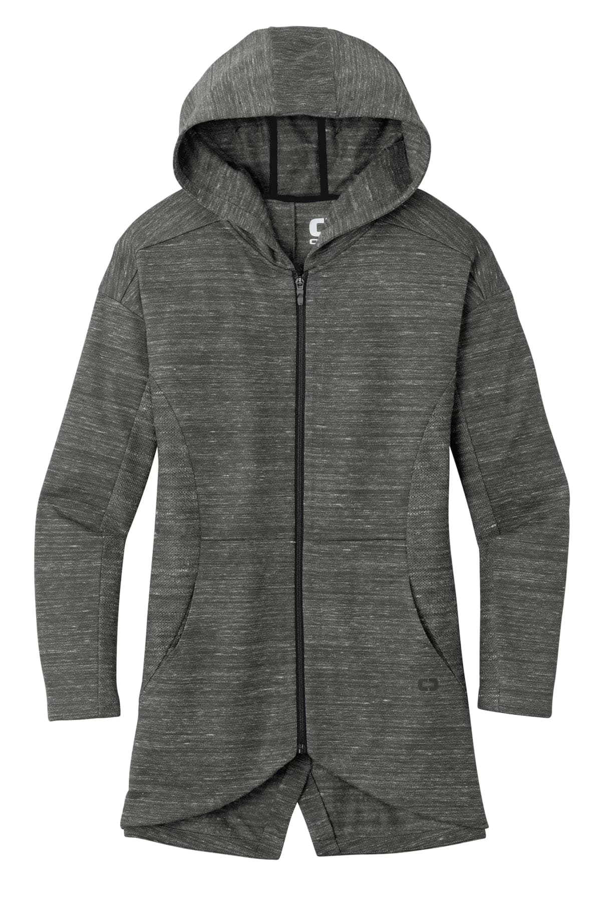 Tarmac Grey Heather - OGIO Women's Flux Full-Zip Hoodie